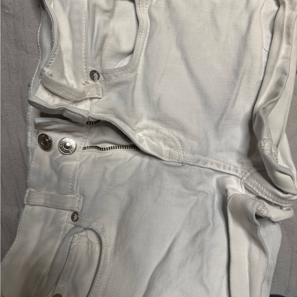 american eagle girls sz 000 Set of Three Denim Shorts in Blue and White - Picture 13 of 14